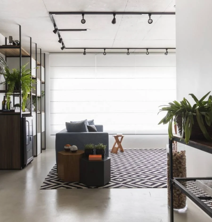 Cortina romana blackout sob medida para dormitorio, solucao Arte da Casa em BH, Sete Lagoas e regiao.