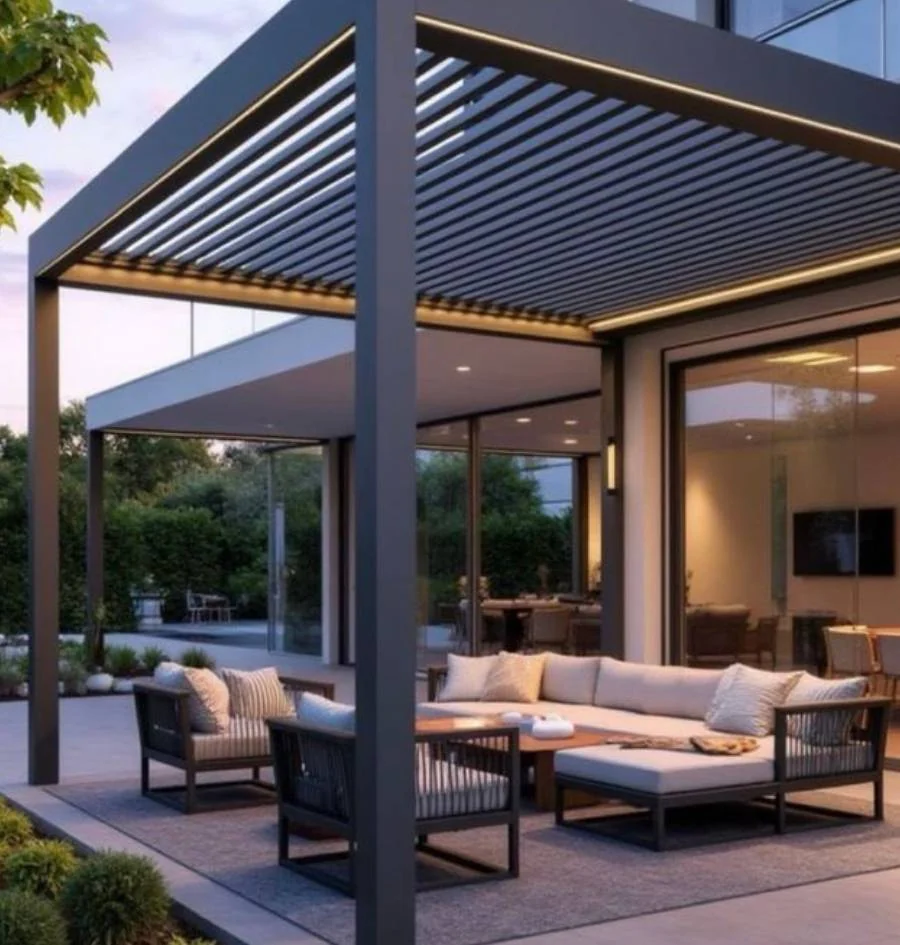 Pérgola para espaço corporativo externo em Contagem